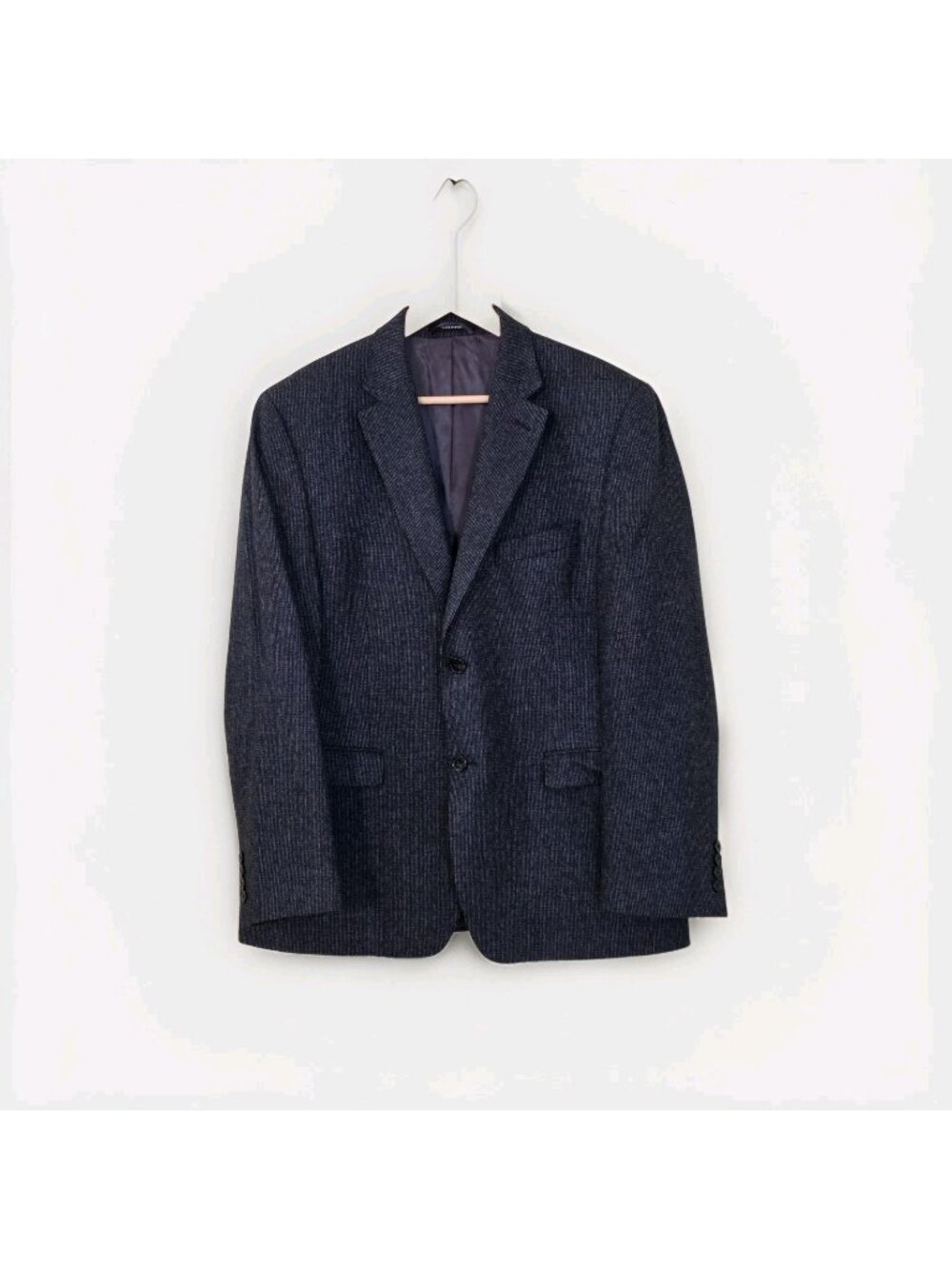 Lauren Ralph Lauren Slim Fit Wool Blazer Mens 42S Gray 2B 2V Lined Edgy Business